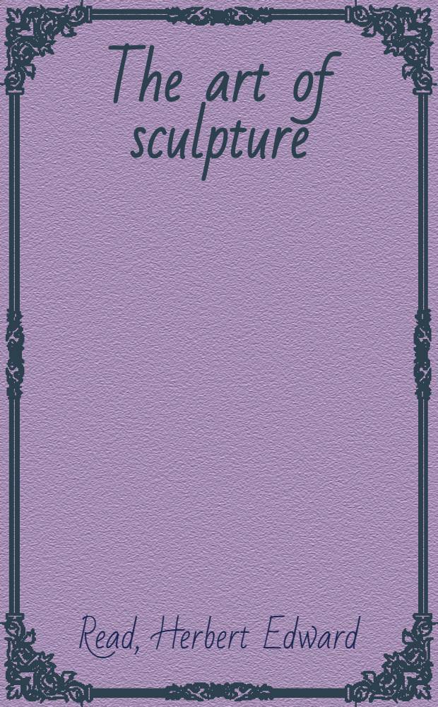 The art of sculpture