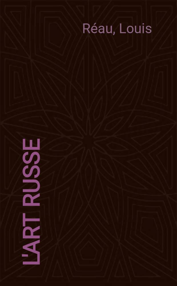 L'art russe