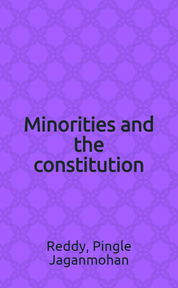 Minorities and the constitution