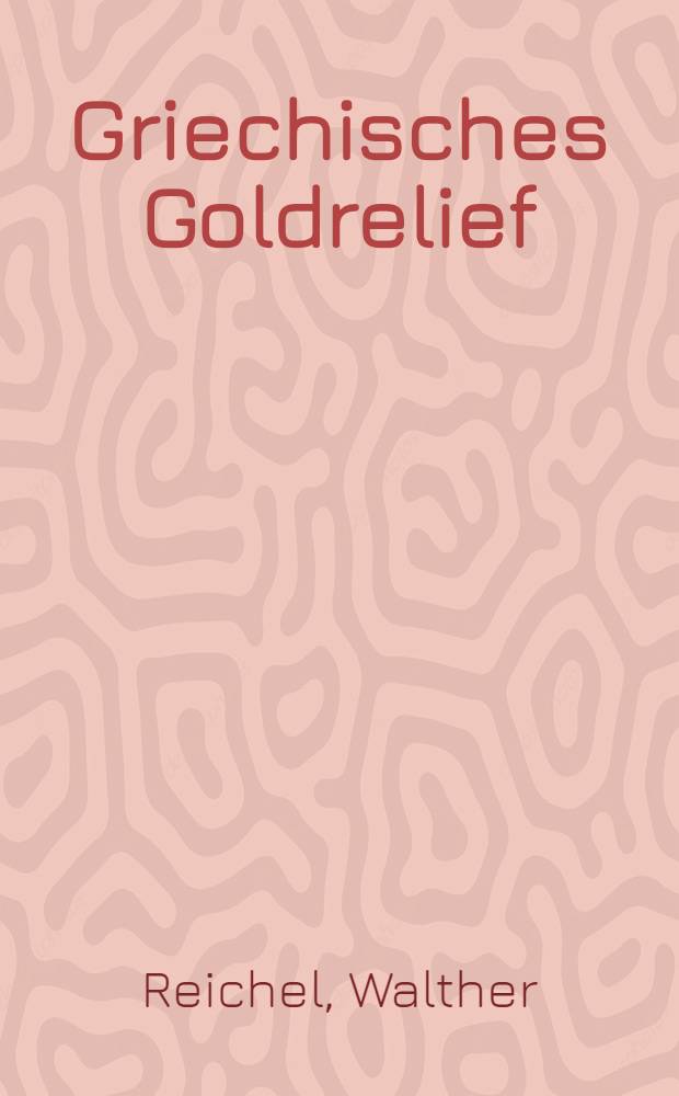 Griechisches Goldrelief