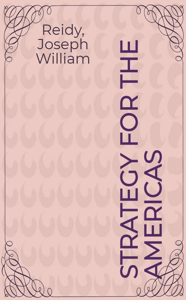 Strategy for the Americas