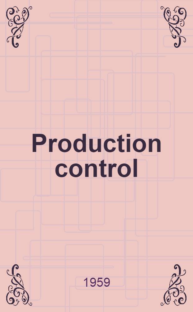 Production control