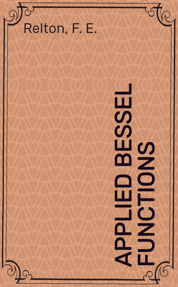 Applied Bessel functions
