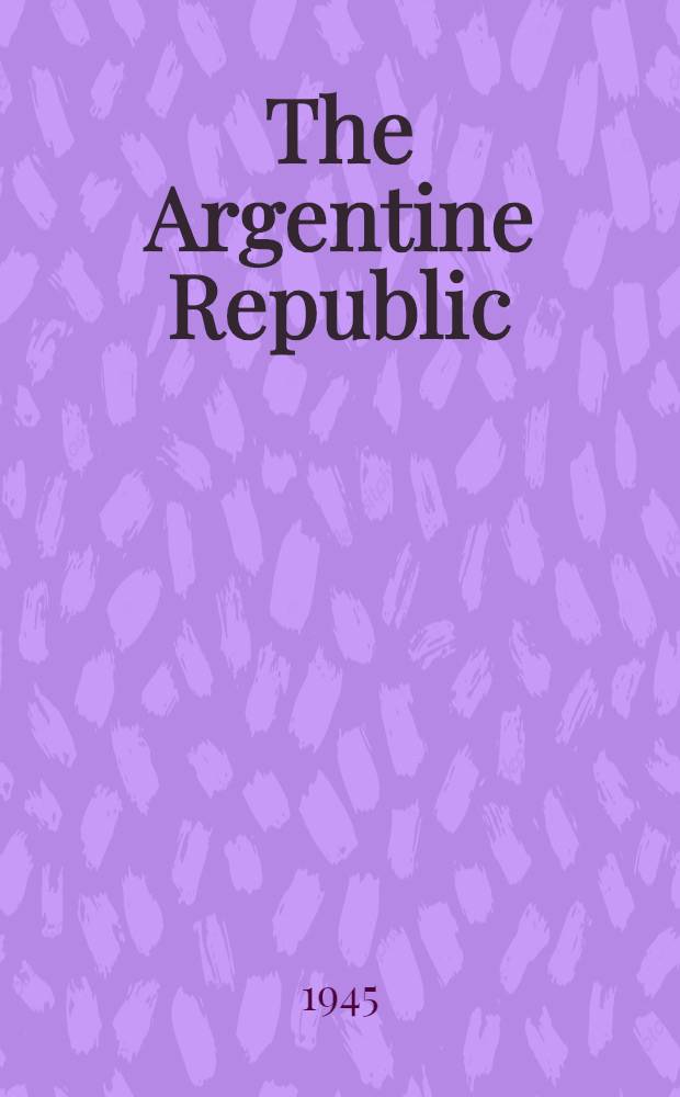 The Argentine Republic