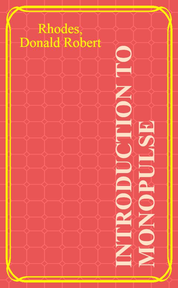 Introduction to monopulse