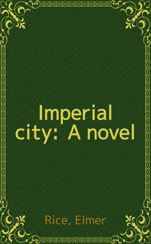 Imperial city : A novel