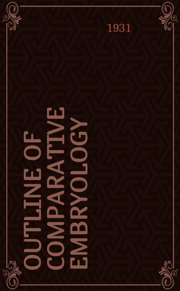 Outline of comparative embryology