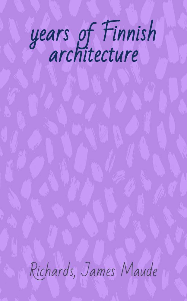 800 years of Finnish architecture