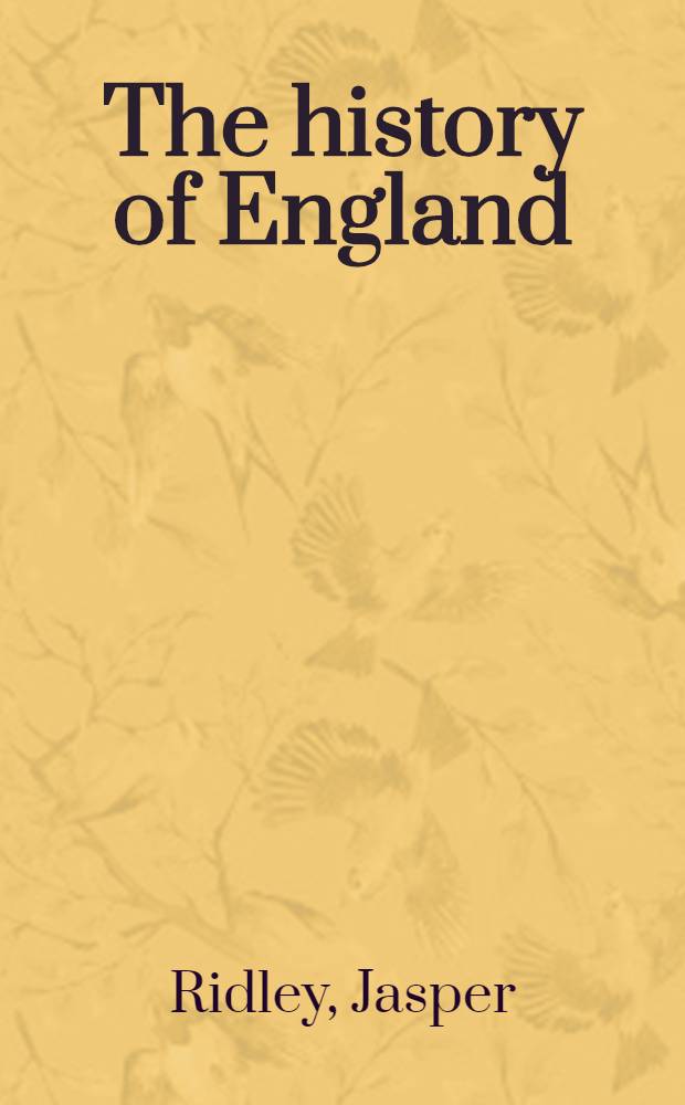 The history of England