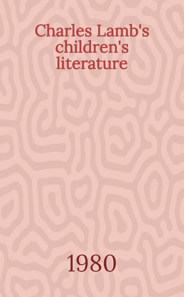 Charles Lamb's children's literature