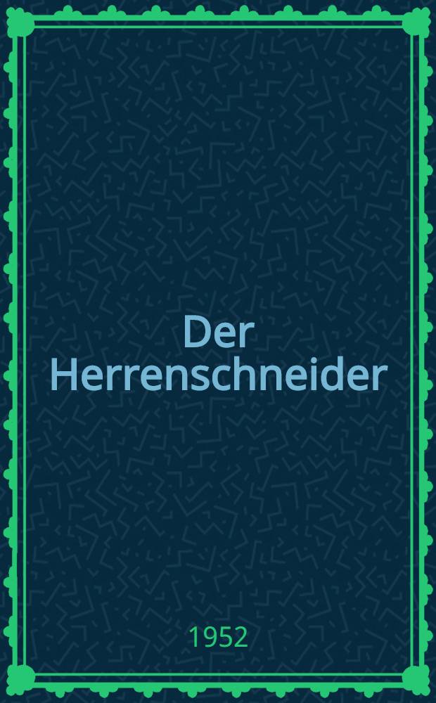 Der Herrenschneider