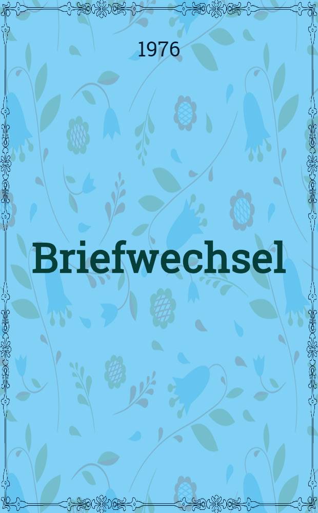 Briefwechsel