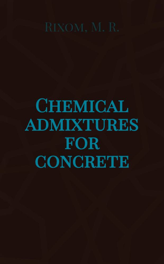 Chemical admixtures for concrete
