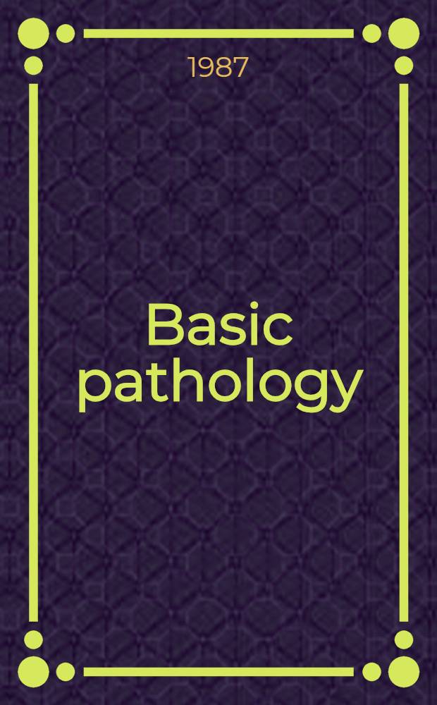 Basic pathology