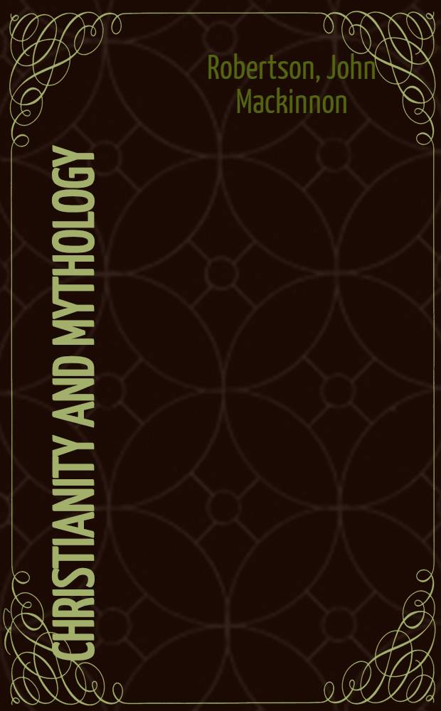 Christianity and mythology