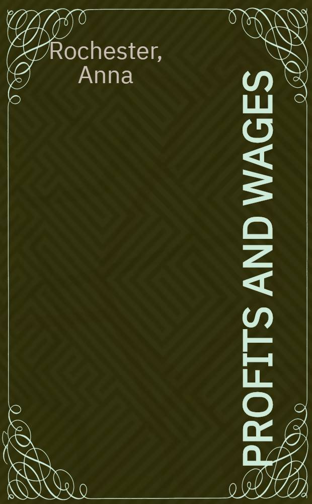 Profits and wages