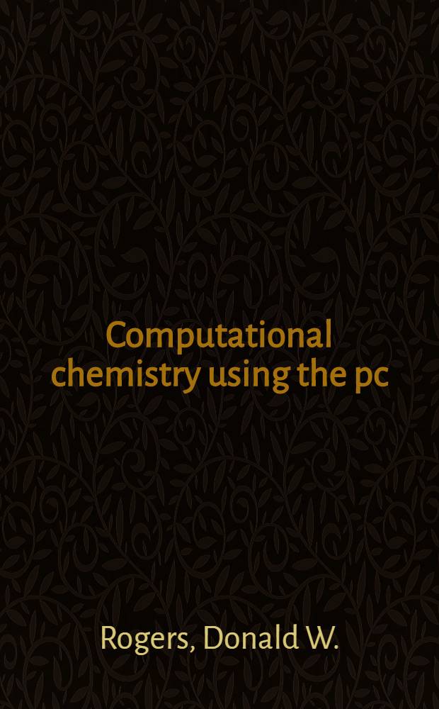 Computational chemistry using the pc