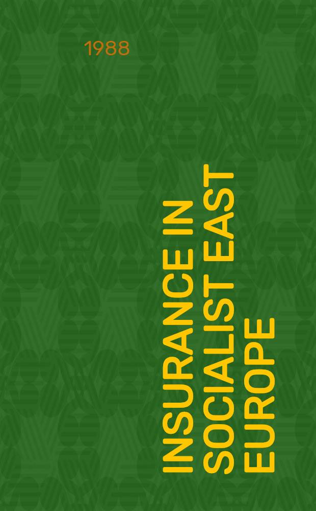 Insurance in socialist East Europe