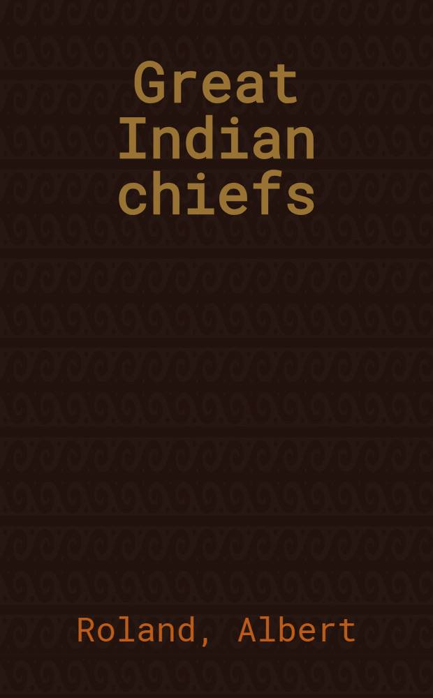 Great Indian chiefs
