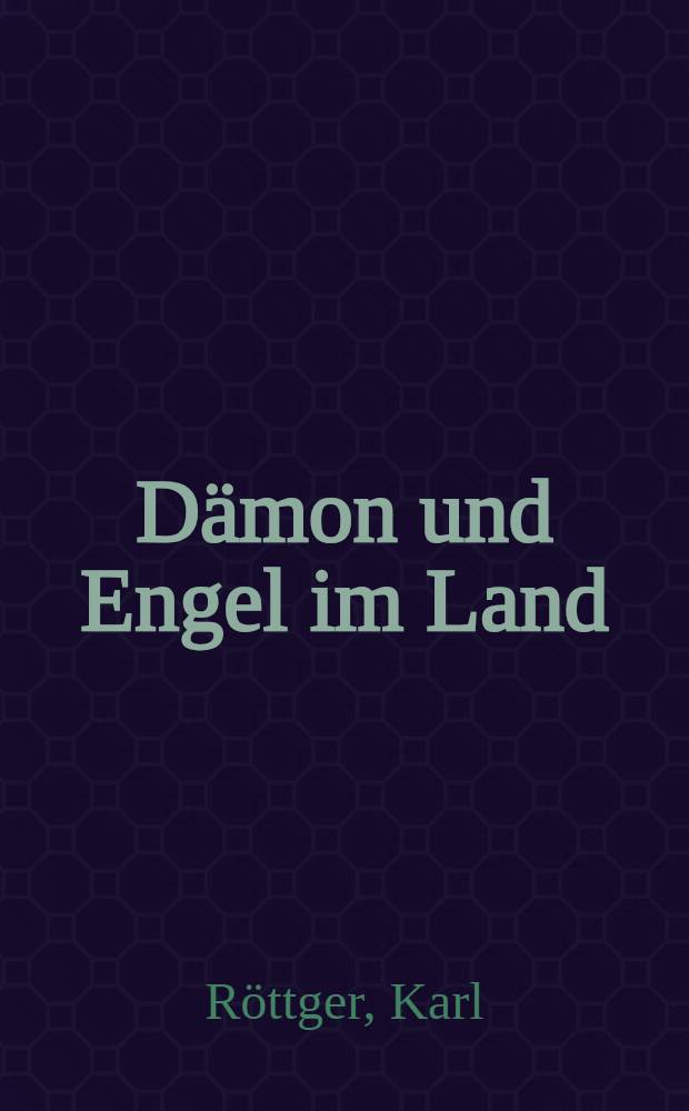 Dämon und Engel im Land : Roman