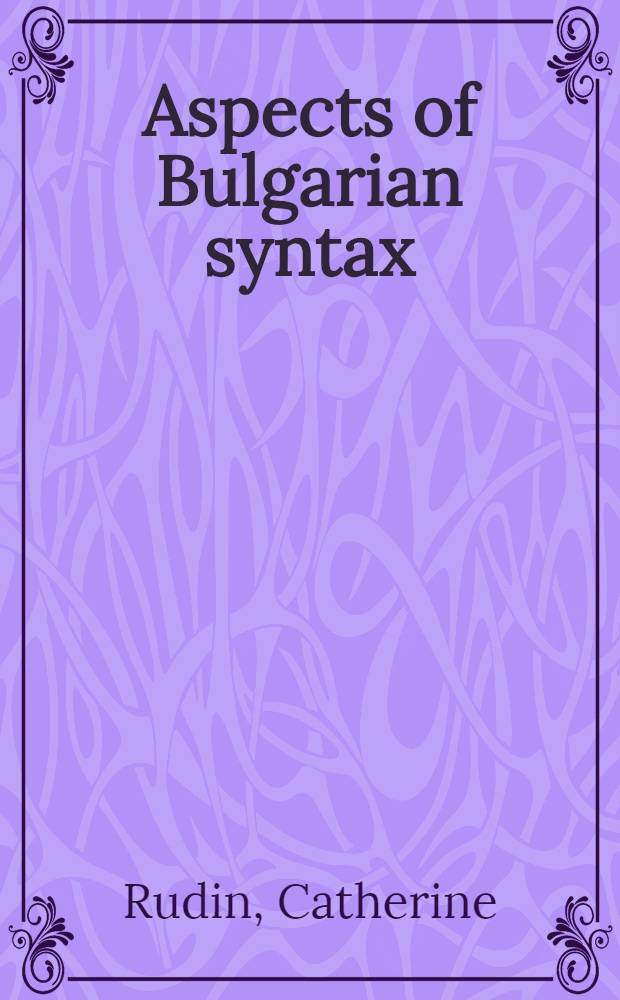 Aspects of Bulgarian syntax : Complementizers a. WH constructions