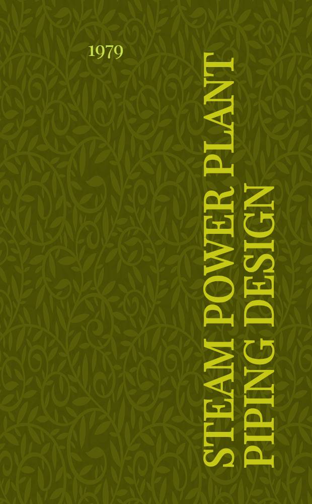 Steam power plant piping design