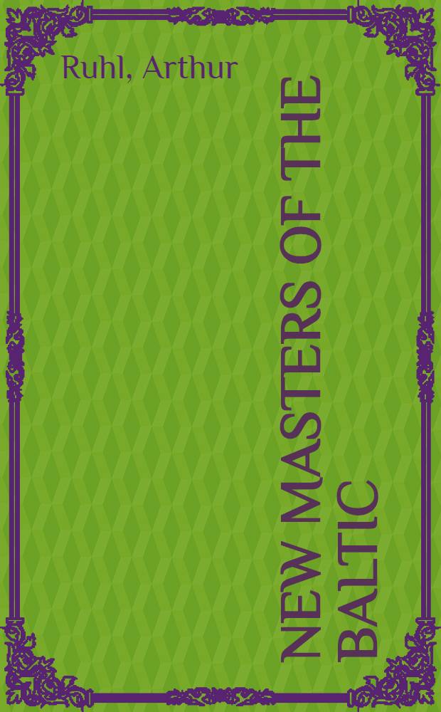 New masters of the Baltic