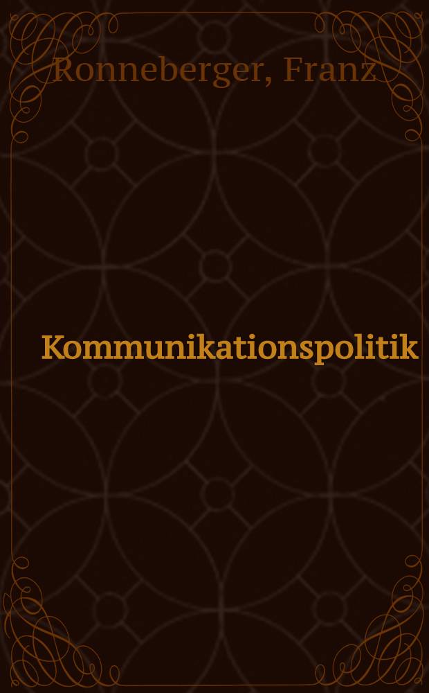 Kommunikationspolitik