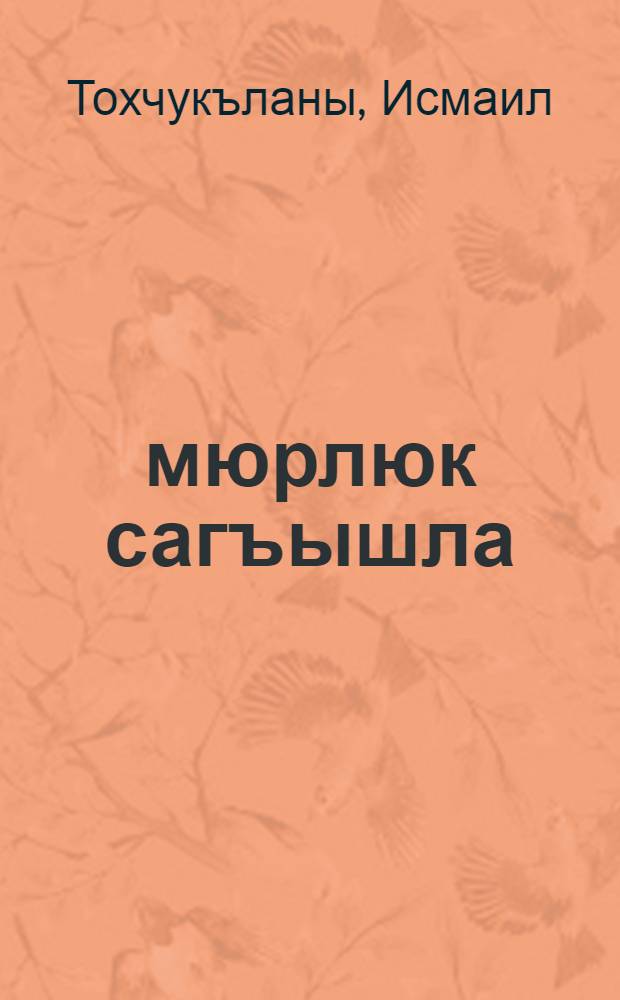 Ёмюрлюк сагъышла : назму китаб = Думы о вечном
