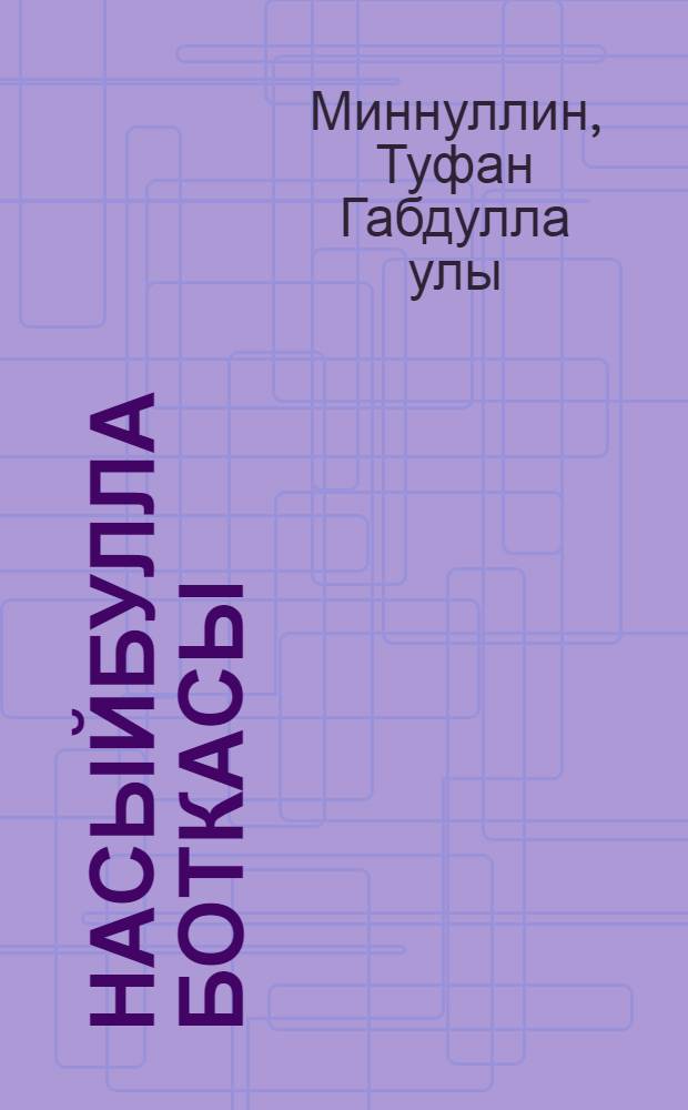 Насыйбулла боткасы : шаян хикэялэр, шигырьлэр, тапкыр сузлэр = Каша Насыбуллы