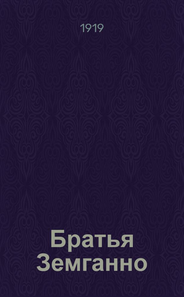 Братья Земганно = [Les frères Zemganno : Роман. 1879
