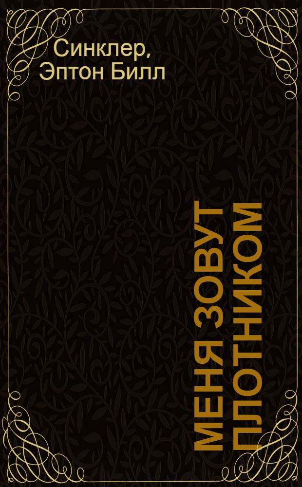 Меня зовут Плотником : Роман