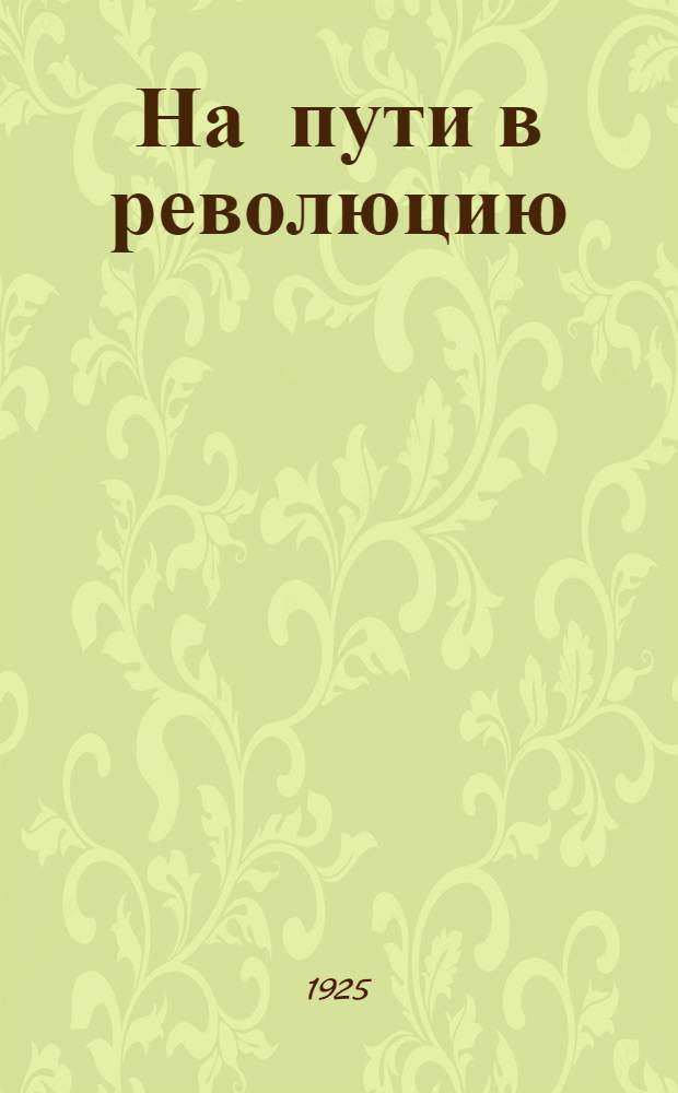 На пути в революцию : (Рассказ комсомолки)