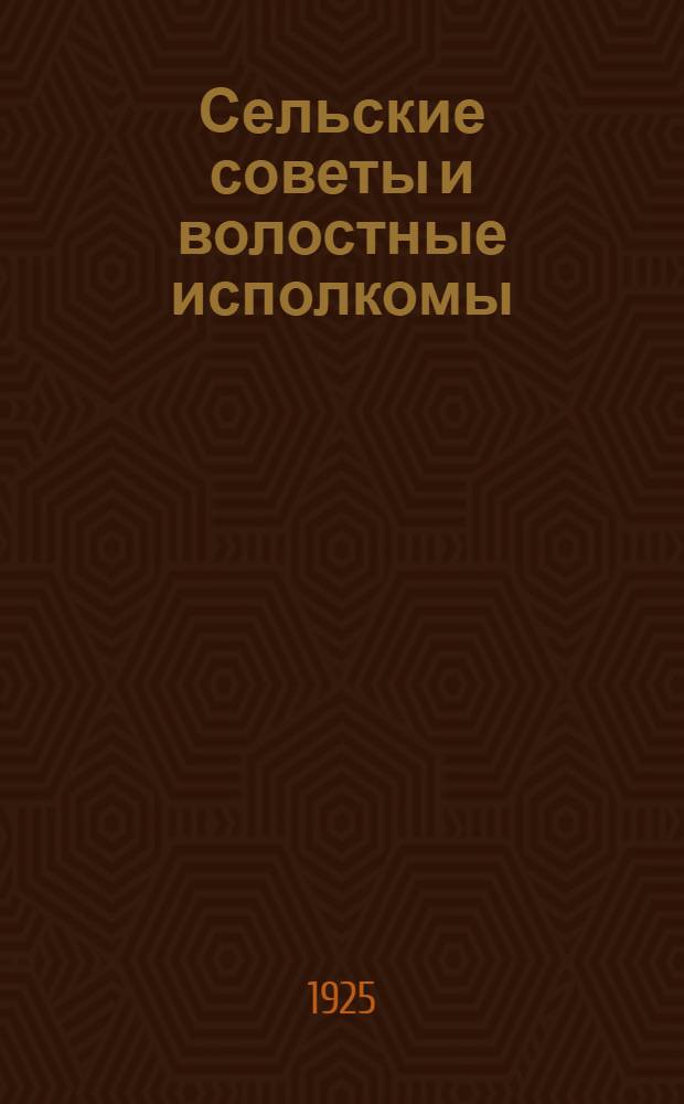 Сельские советы и волостные исполкомы