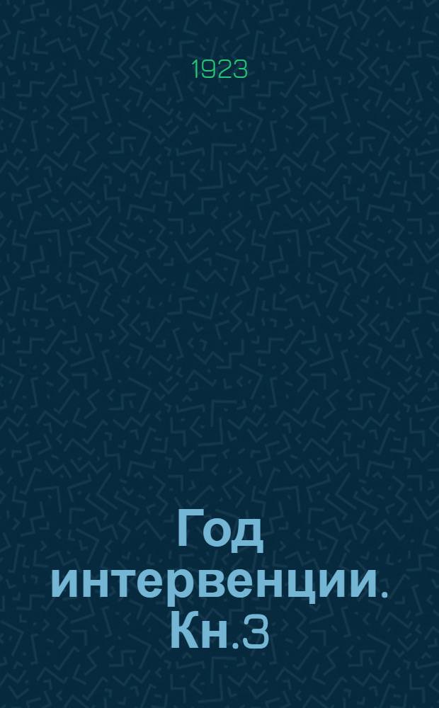 Год интервенции. Кн.3 : (Сентябрь 1919 - декабрь 1920)