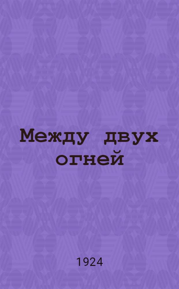 Между двух огней : Роман