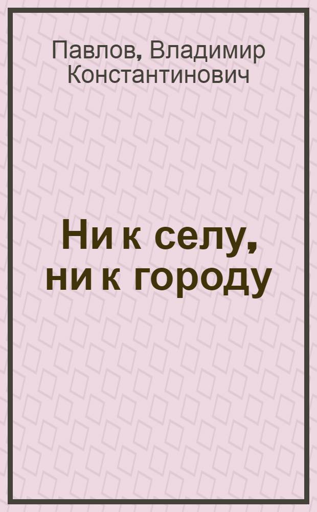 Ни к селу, ни к городу : Рассказы