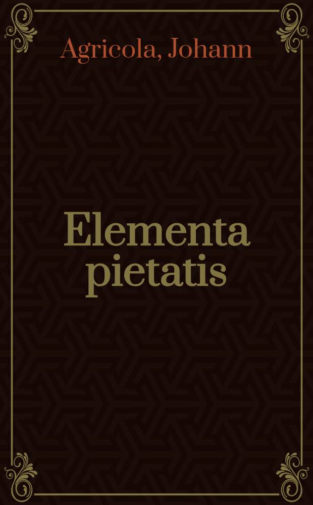 Elementa pietatis