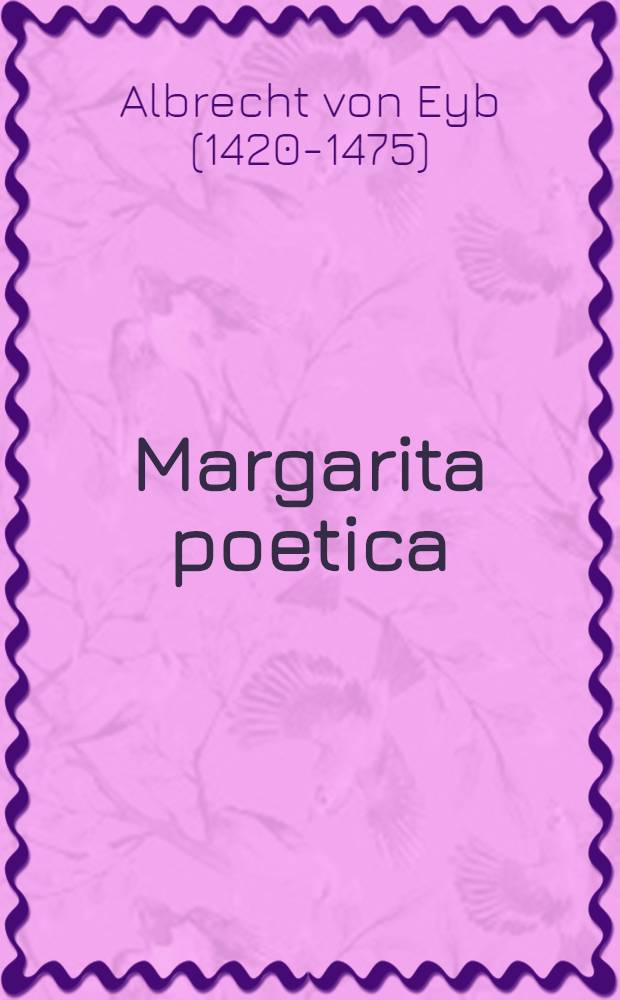 Margarita poetica