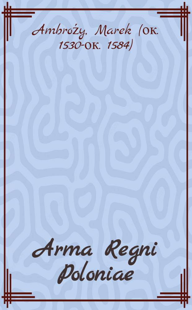 Arma Regni Poloniae