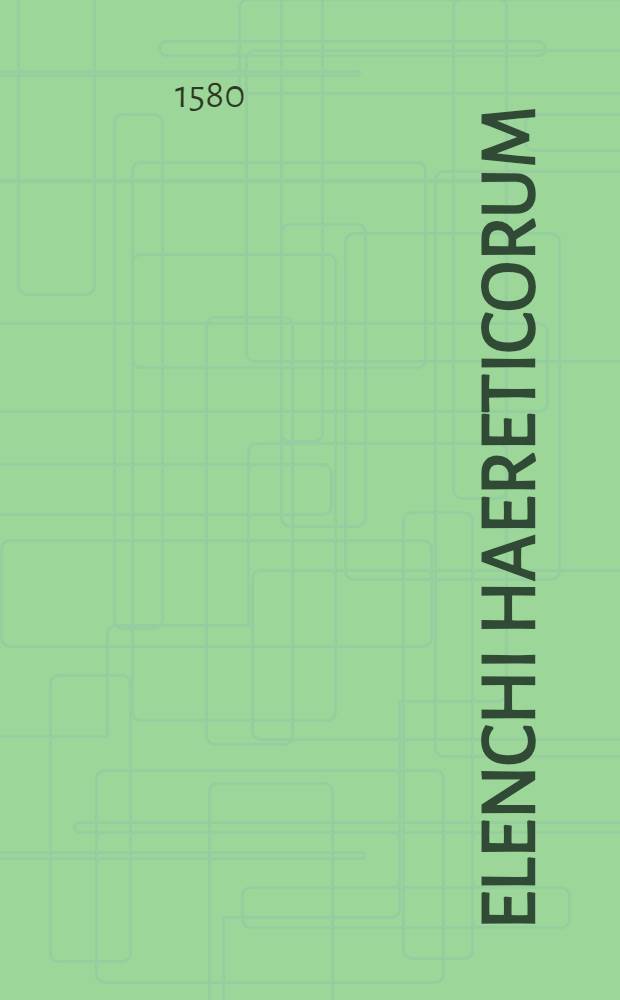 Elenchi haereticorum