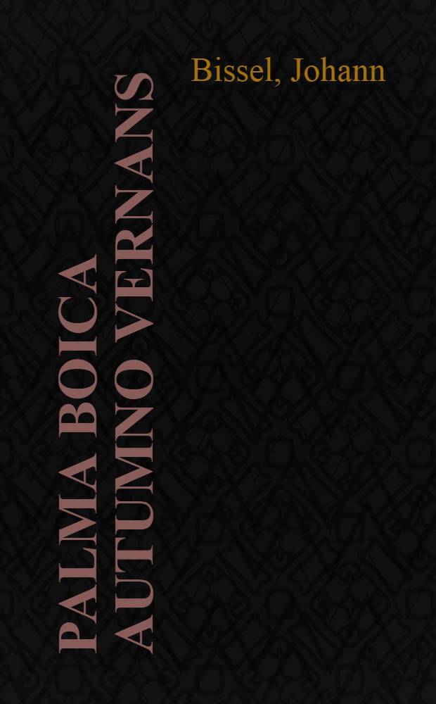 Palma Boica autumno vernans