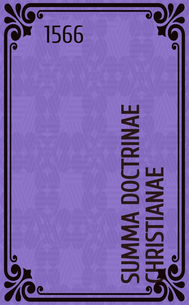 Summa doctrinae christianae