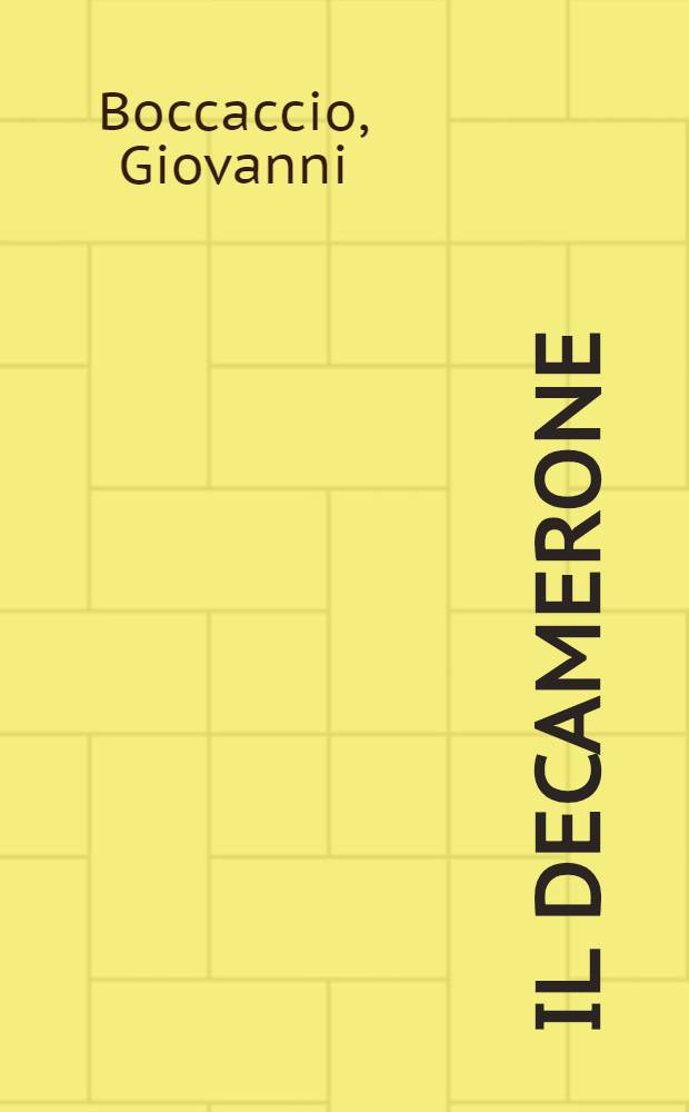 Il Decamerone