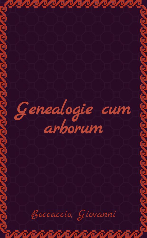 Genealogie cum arborum