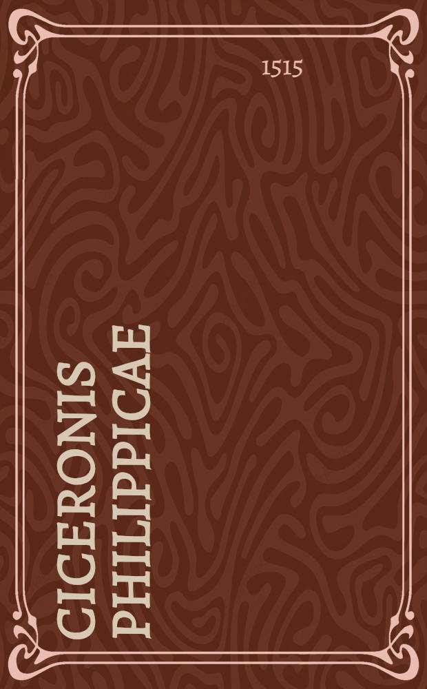 Ciceronis Philippicae