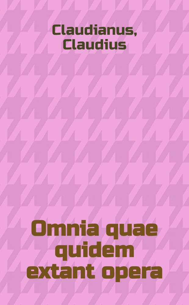 Omnia quae quidem extant opera
