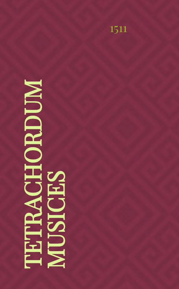 Tetrachordum musices