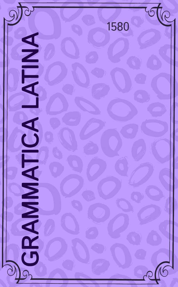 Grammatica Latina