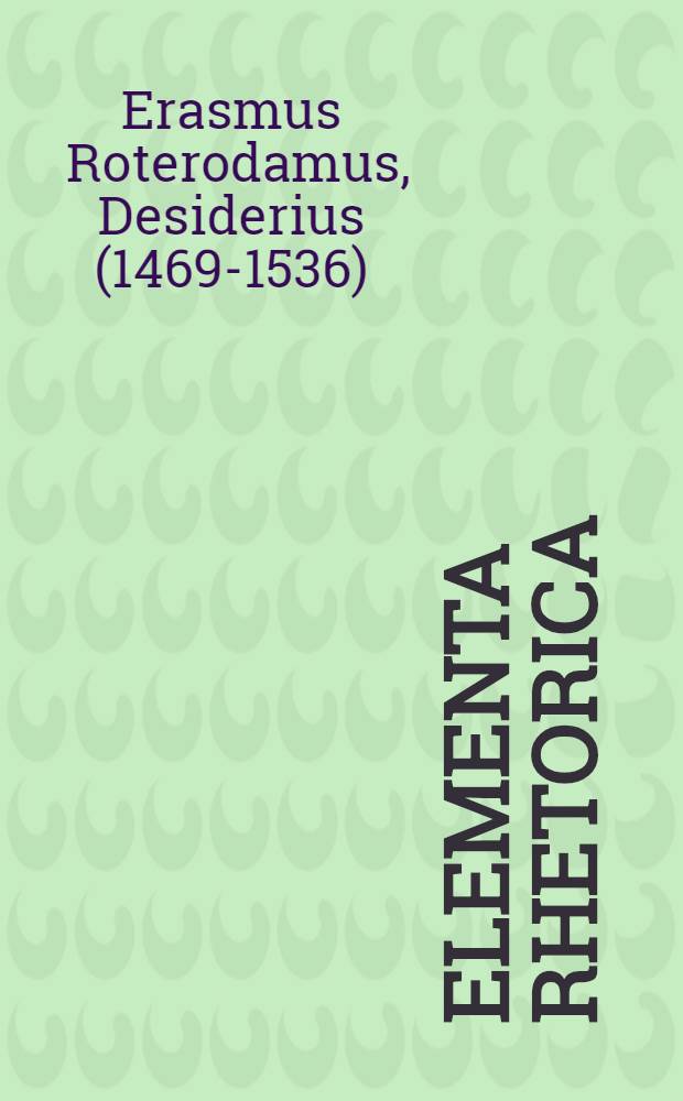 Elementa rhetorica